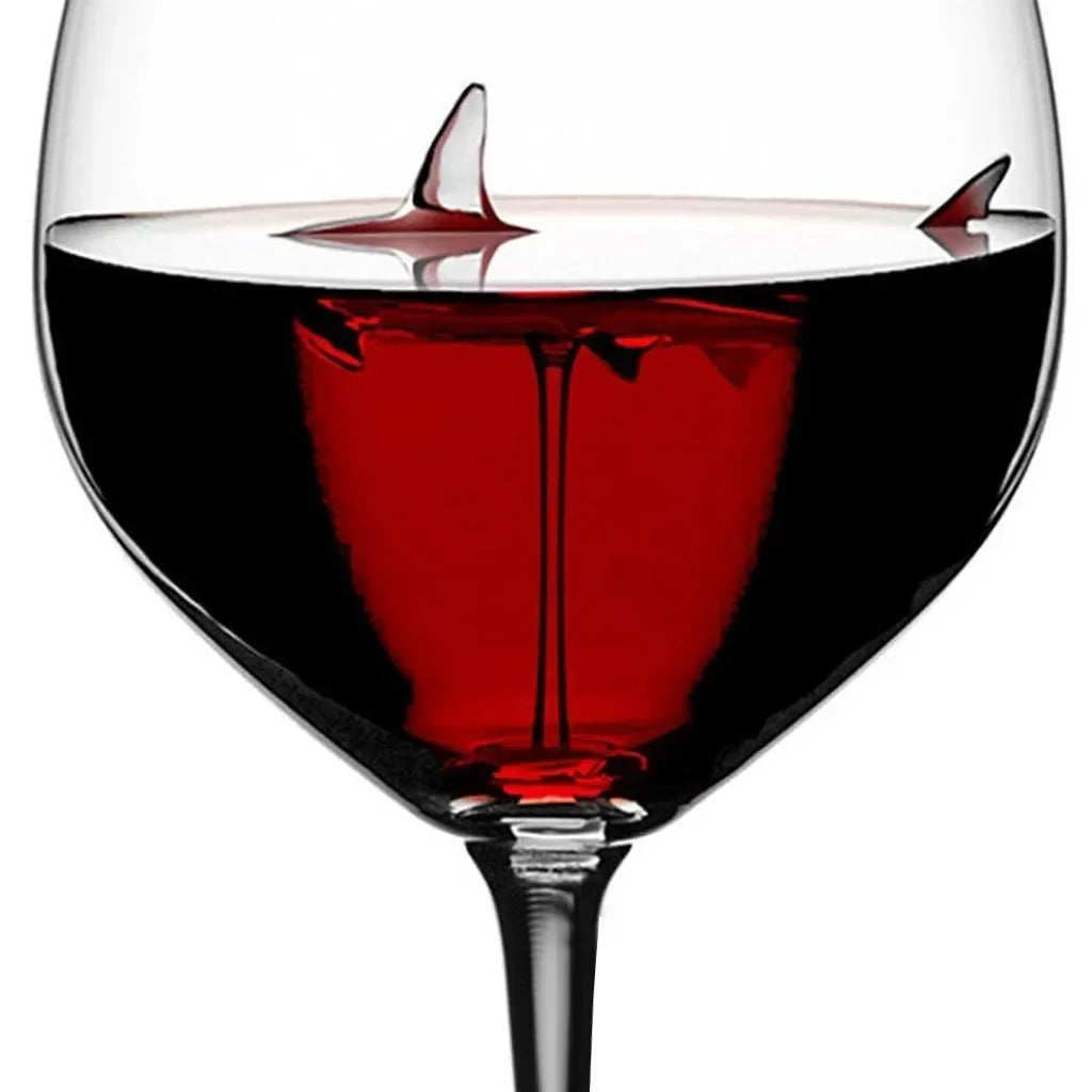 Glass Cup European Crystal Shark