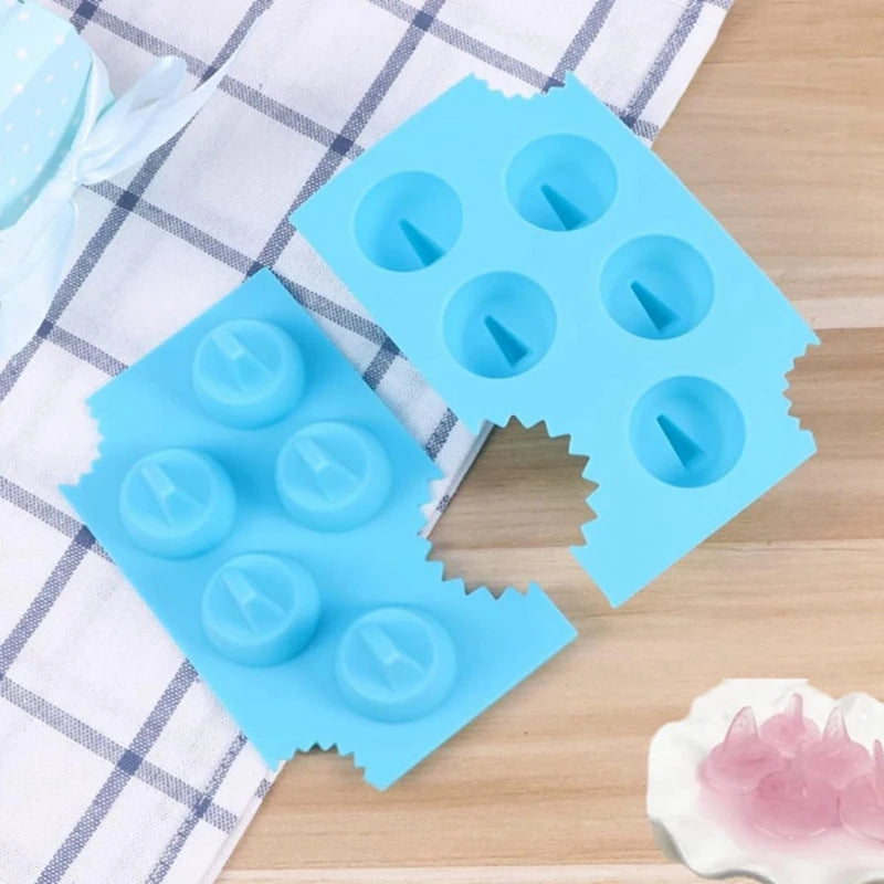 Silicone Sharks Fin Shape Ice Tray For Freezer,Diy Sharks Fin Jello Mould Mold, Sharks Lovers Ice Molds Gift