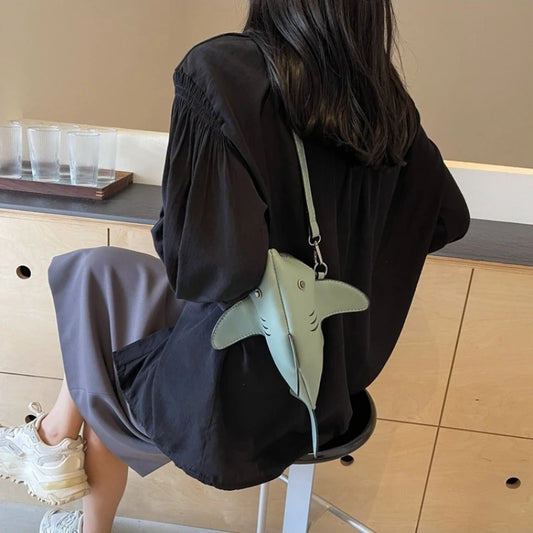 Cartoon Crossbody Bags for Women Cute Shark Women Shoulder Bag Creative Purse and Handbags Сумка Женская Bolsos De Mujer Sac