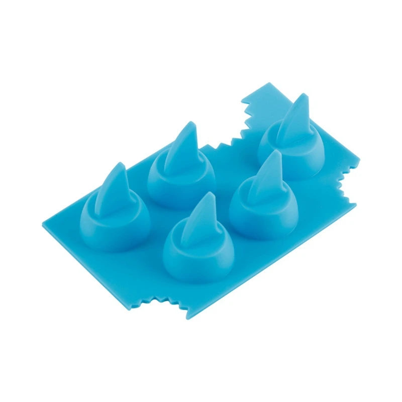 Silicone Sharks Fin Shape Ice Tray For Freezer,Diy Sharks Fin Jello Mould Mold, Sharks Lovers Ice Molds Gift