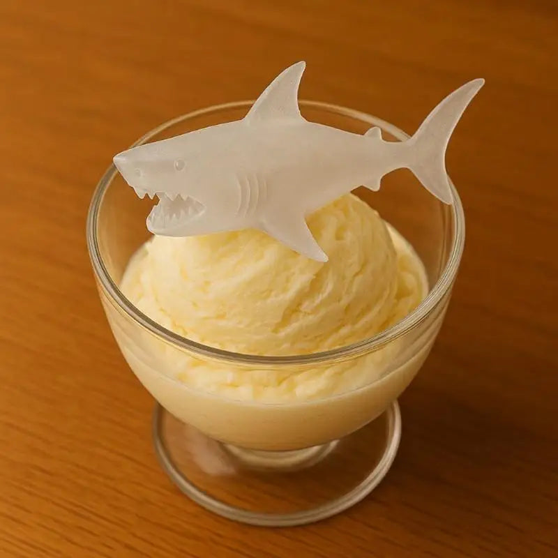 3D Shark Ice Mold Silicone Ice Cubes Molds Reusable Ice Cubes Molds Homemade Barware Easy Release